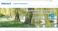 Desktop Screenshot of domovmysliborice.cz